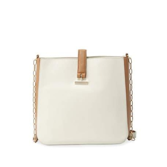 Halston Heritage Leather Bucket Bag